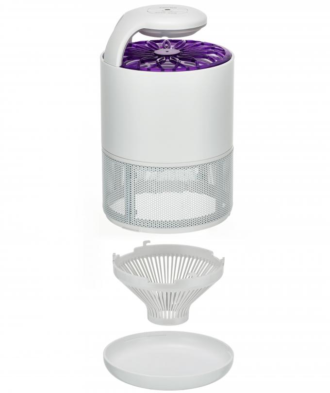 電動空気の流れ 蚊殺虫器 室内UVライト LED フライング昆虫罠 USBケーブル 480時間 5